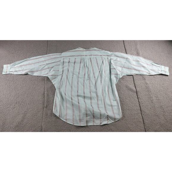 Isabel Marantz Etoile Shirt 40 Blue Multi Striped Satchell Cotton Silk Blend - Picture 3 of 11